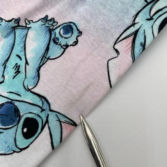 Disney Girls Lilo and Stitch Pajamas Set 4 Pc Set Long Sleeve & Pants Size 6 New - Picture 7 of 7